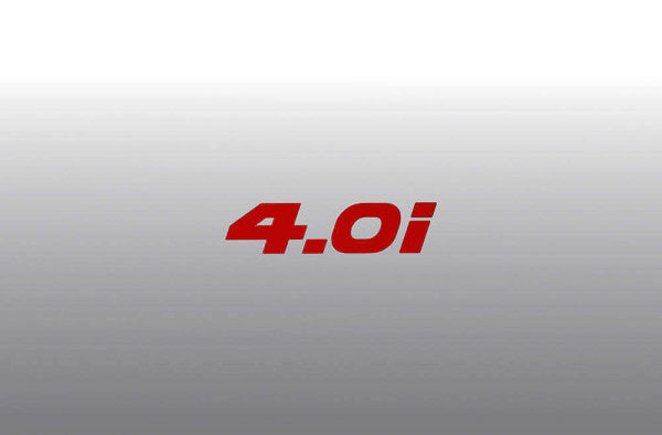 AC Schnitzer type designation emblem film 4.0i red (511420410)