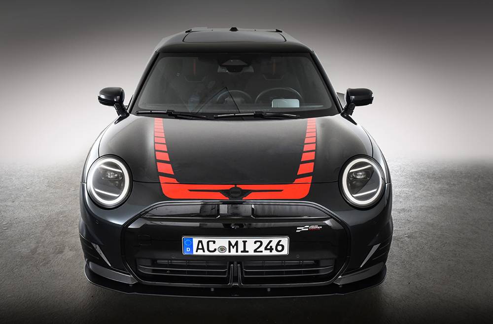 AC Schnitzer Design Sticker Hood For Mini F67 in red (51142663104)