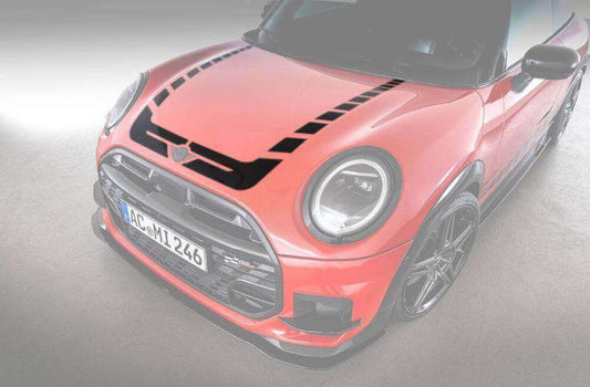 AC Schnitzer decal set hood black for MINI F66 (51142663108)