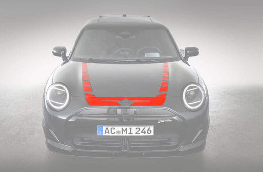 AC Schnitzer decal set hood red for MINI J01 (51146013104)