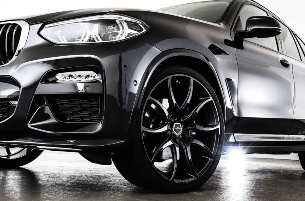AC Schnitzer 22 Wheel & Tyre Set ac2 Black Continental For X4 G02 (82383018208)