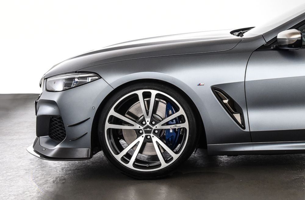 AC Schnitzer 21 Wheel & Tyre Set ac3 Flowforming Silver-Anthracite Continental For BMW 8 Series G14/G15 (82403147107)