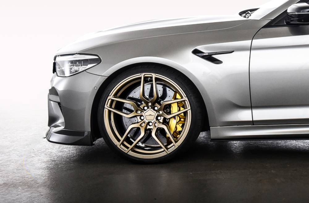 AC Schnitzer 21 Wheel & Tyre Set ac4 Forged Techgold Michelin For BMW M5 F90 (82422906624)