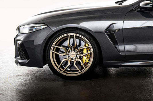 AC Schnitzer 21" wheel & tyre set AC4 forged Techgold Michelin for BMW M8 F93 (82422916624)