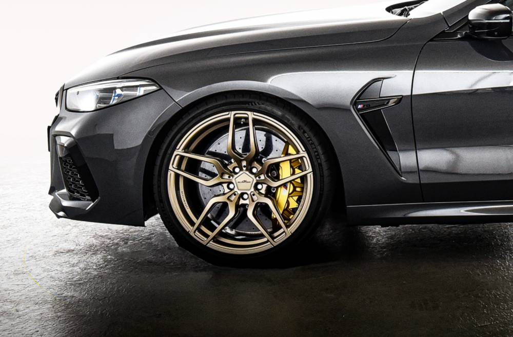 AC Schnitzer 21 Wheel & Tyre Set ac4 Forged Techgold Michelin For BMW M8 F93 (82422916624)