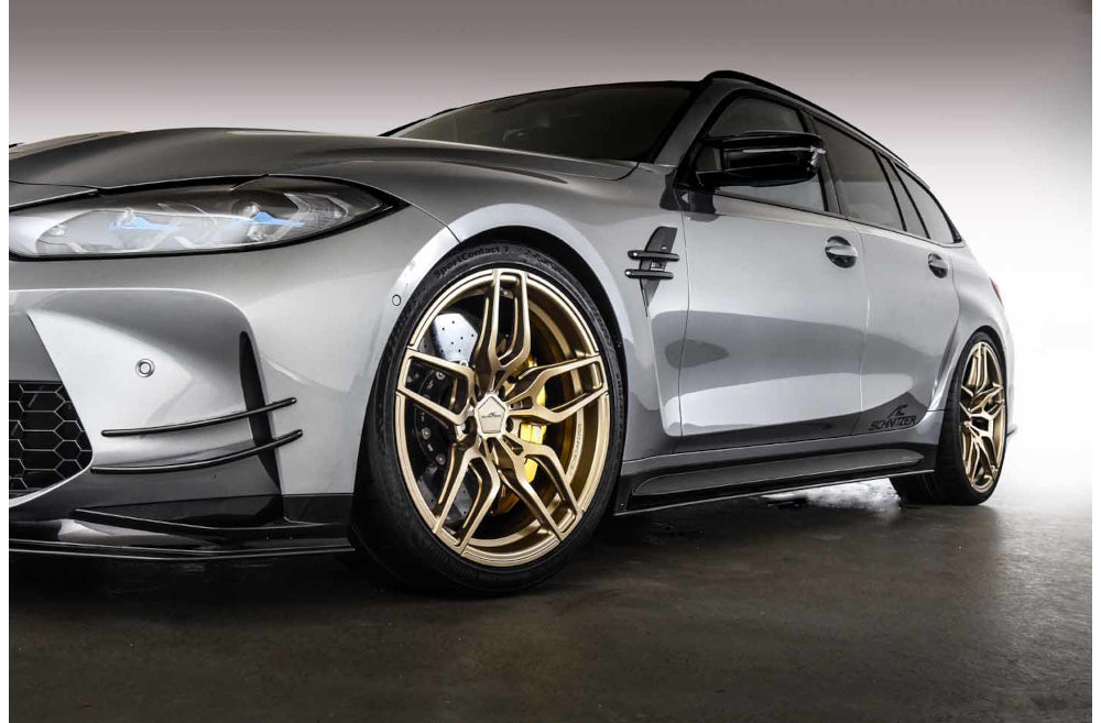 AC Schnitzer 20/21 Wheel & Tyre Set ac4 Forged Techgold Continental For BMW M3 G80/G81 (82423816604)