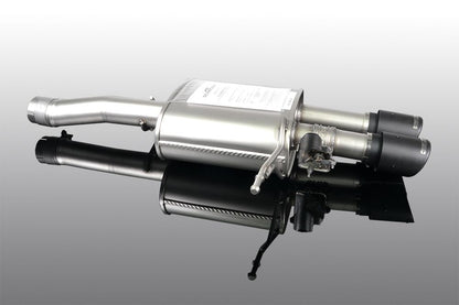 AC Schnitzer silencer with black tailpipe for MINI F56 Cooper S with exhaust flap (18122563109)