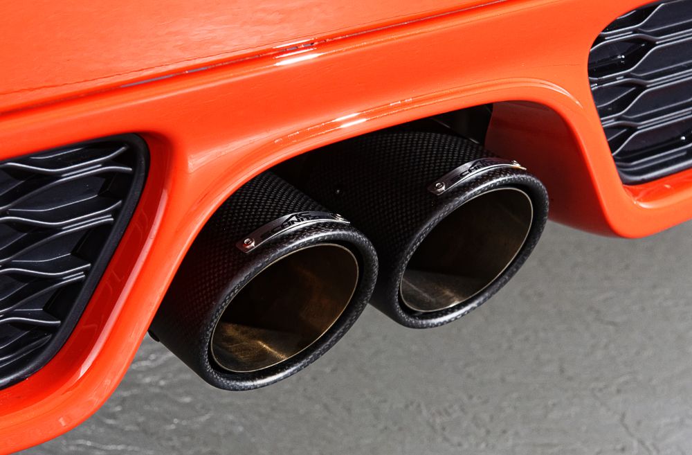 AC Schnitzer silencer with black tailpipe for MINI F56 Cooper S with exhaust flap (18122563109)