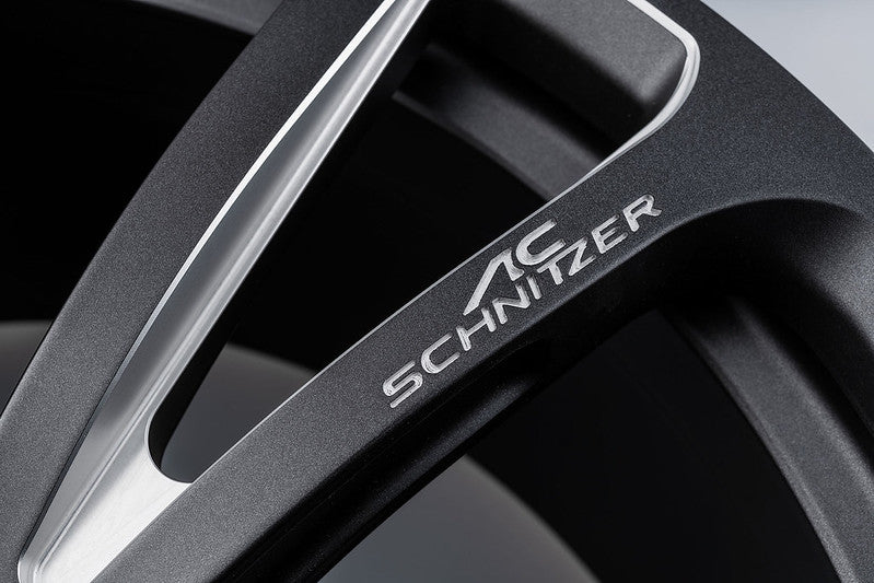 The AC Schnitzer AC3 Evo Forged Anthracite Silver Wheel Package For M8 F93