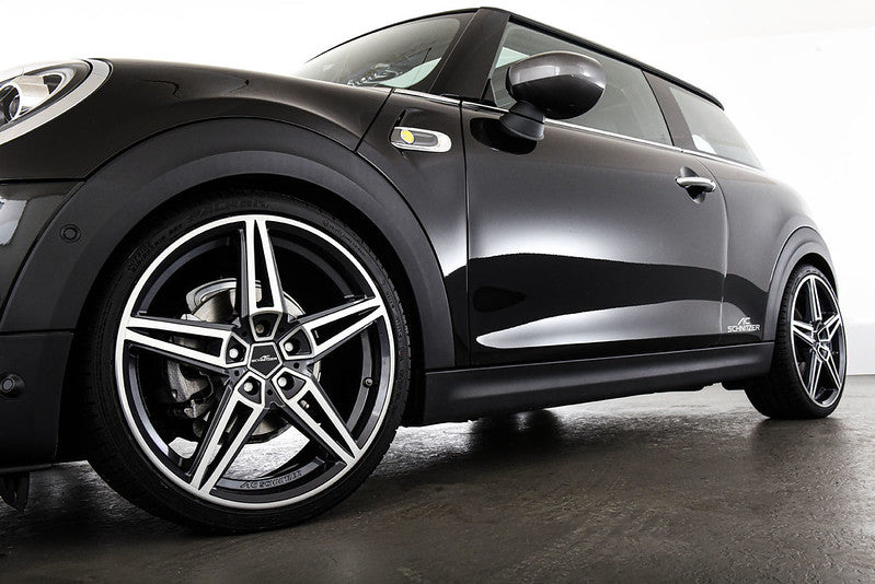 The AC Schnitzer AC1 BiColour Wheel Package for MINI Cooper SE F56