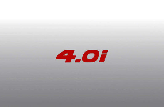 AC Schnitzer type designation emblem film 4.0i red (511420410)