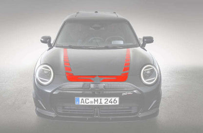 AC Schnitzer decal set hood red for MINI F66 (51142663104)