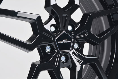 The AC Schnitzer AC4 Forged Gloss Black Wheel Package For M8 F93