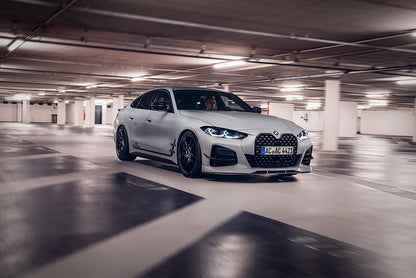 AC Schnitzer front splitter for BMW 4 series G26 Gran Coupe with M aerodynamic package and AC Schnitzer front spoiler elements (5111326330)