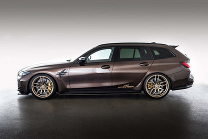 The AC Schnitzer AC4 Forged TechGold Wheel Package for M3 G80/G81