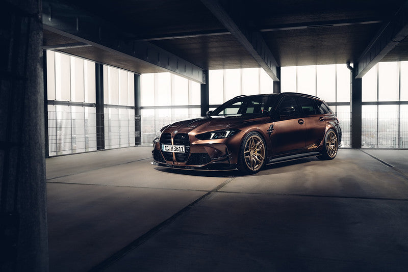 The AC Schnitzer AC4 Forged TechGold Wheel Package for M3 G80/G81