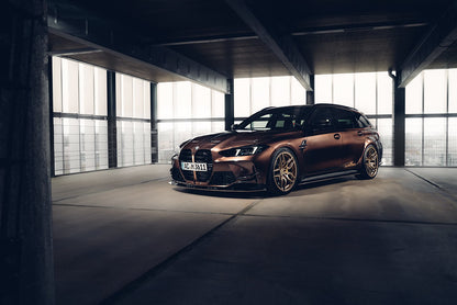 The AC Schnitzer AC4 Forged TechGold Wheel Package for M3 G80/G81