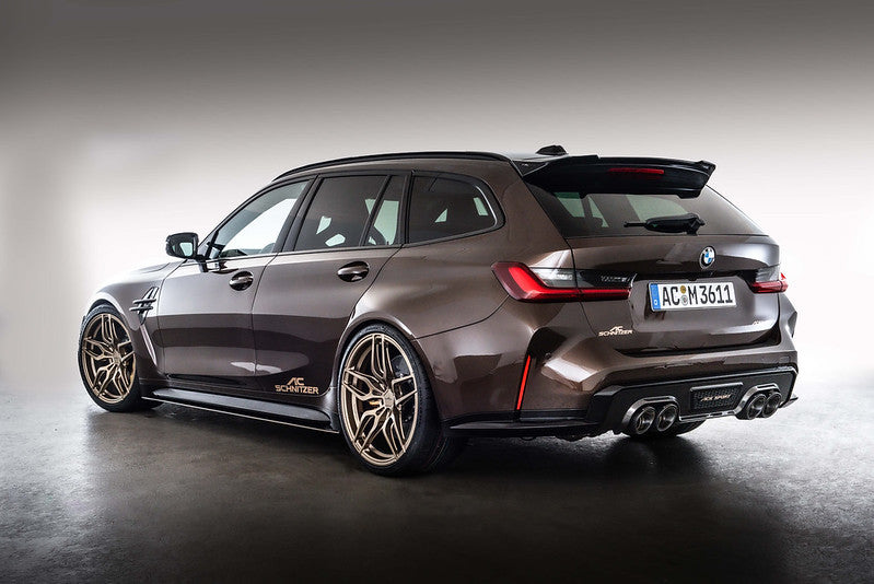 The AC Schnitzer AC4 Forged TechGold Wheel Package for M3 G80/G81