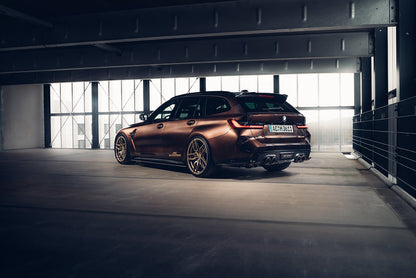 The AC Schnitzer AC4 Forged TechGold Wheel Package for M3 G80/G81