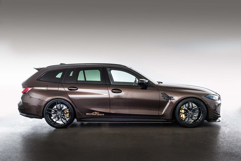 The AC Schnitzer AC4 Forged Black Wheel Package for M3 G80/G81