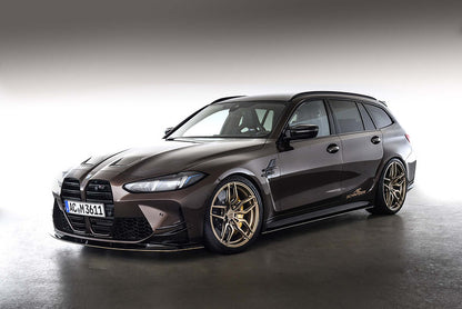 The AC Schnitzer AC4 Forged TechGold Wheel Package for M3 G80/G81