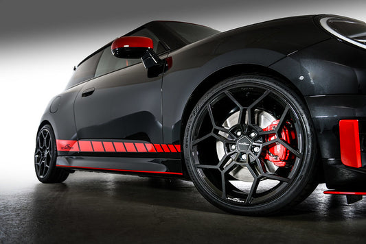 The AC Schnitzer MI3 Black Wheel Package for MINI Cooper-E/SE J01