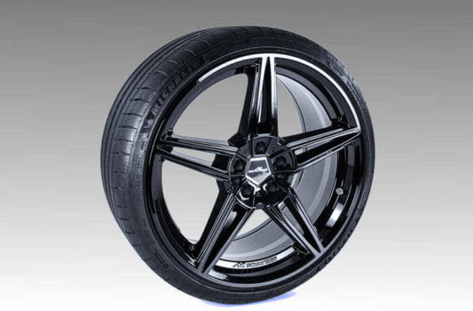 AC Schnitzer 19" wheel & tyre set AC1 black Hankook for BMW 5 series G60/G61 (82353604348)