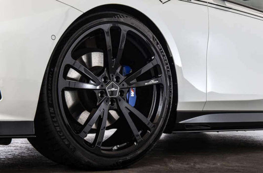 AC Schnitzer 21" wheel & tyre set AC3 FlowForming silver-anthracite Michelin for BMW M8 F91 Convertible, F92 Coupe (82402917128)