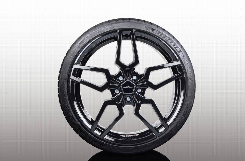 AC Schnitzer 20 Wheel & Tyre Set ac4 Black Hankook For BMW 4 Series F36 (82412306148)