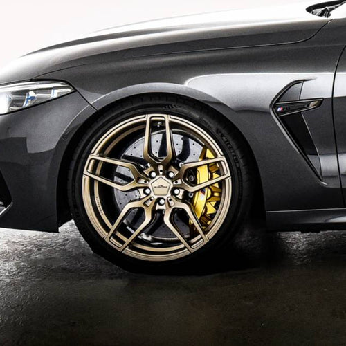 AC Schnitzer 21 Wheel & Tyre Set ac4 Forged Techgold Continental For BMW M8 F93 (82422916604)