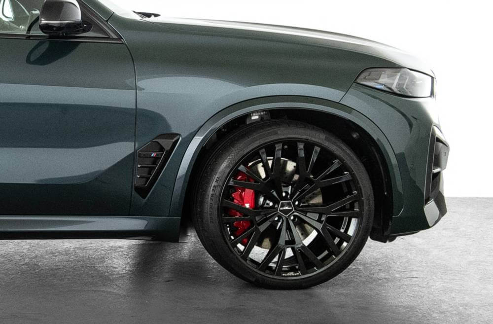 AC Schnitzer Front 22" And Rear 23" Wheel Set ac5 Black Continental For BMW X5m F95 Lci (82432957228)