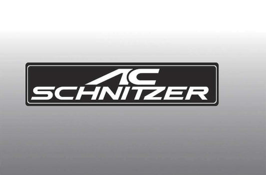 AC Schnitzer number plate (98900120)