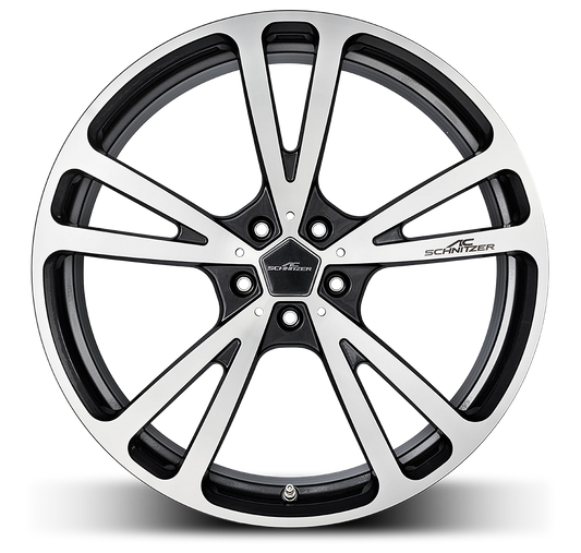 AC Schnitzer BMW 5 Series G60/G61 AC3 FlowForming Silver/Anthracite Wheel Package