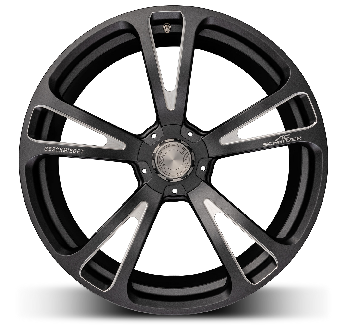 The AC Schnitzer AC3 Evo Forged Anthracite Silver Wheel Package For M8 F93