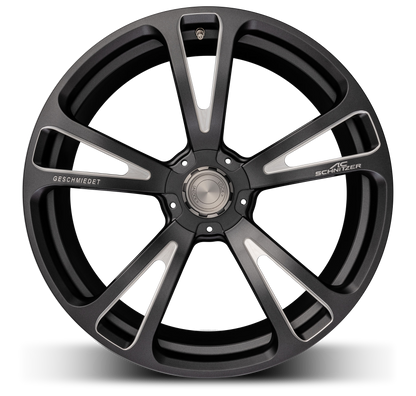 The AC Schnitzer AC3 Evo Forged Anthracite Silver Wheel Package For M8 F93