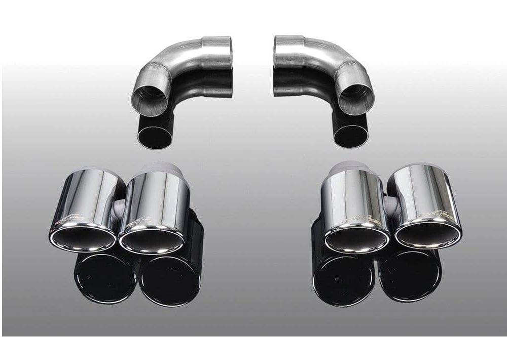 BMW 430d / M440d G23 Quad Tailpipes Chrome