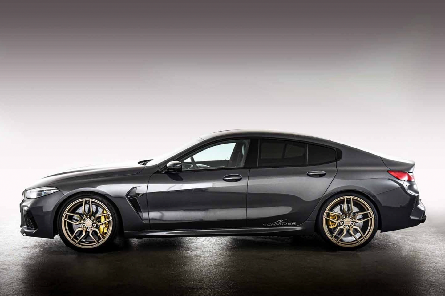 BMW M8 ac4 forged Techgold 21" alloy wheel sets