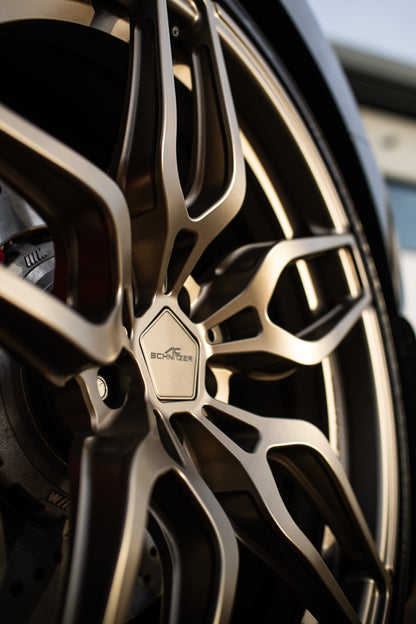 BMW M2 G87 ac4 Forged Techgold alloy wheel sets