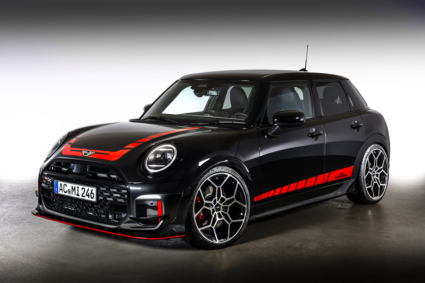 AC Schnitzer decal set side red for MINI F65 (51142663204)